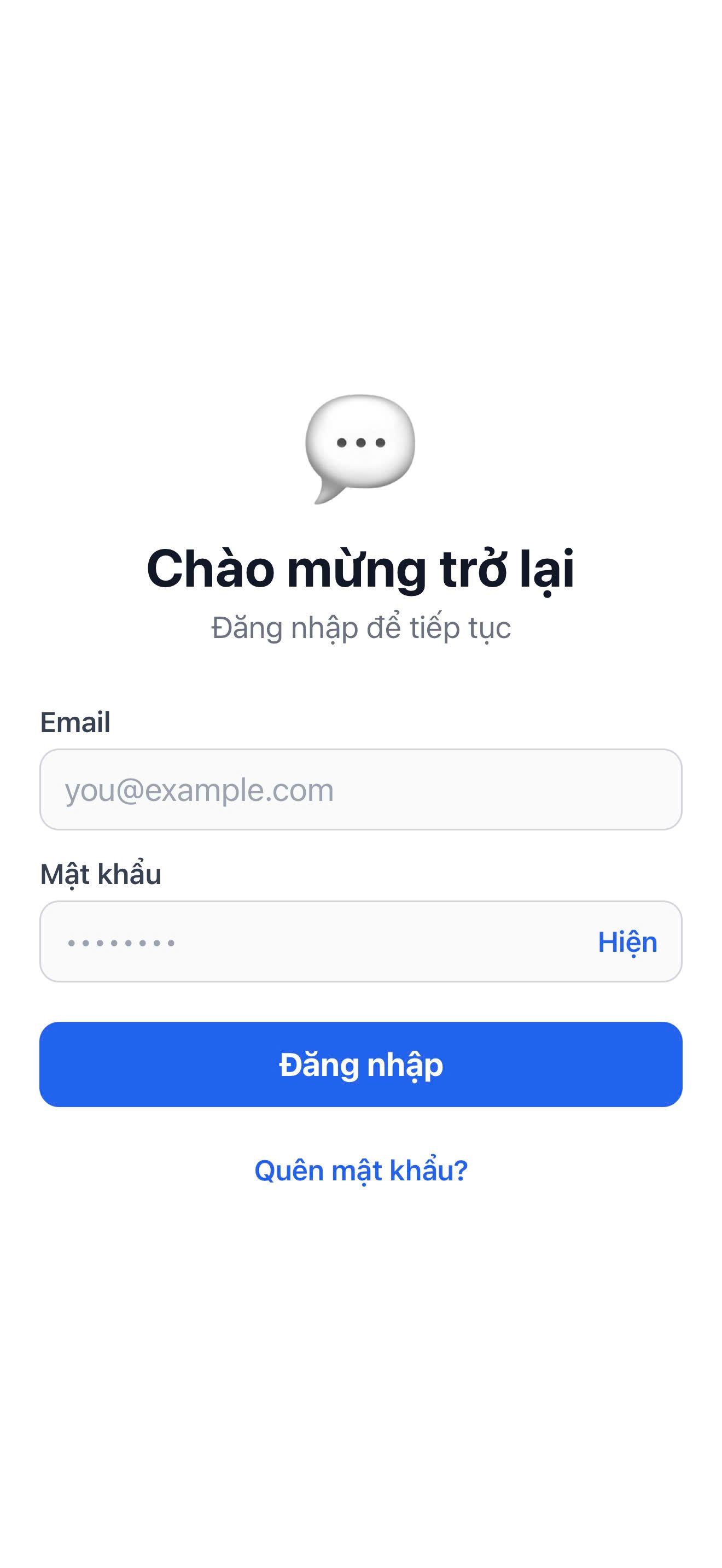 Đăng nhập an toàn